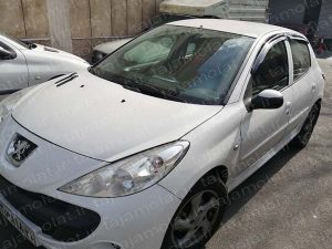 بادگیر شیشه پژو 207