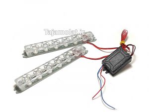 چراغ پلیسی جلو پنجره 6 ال ای دی